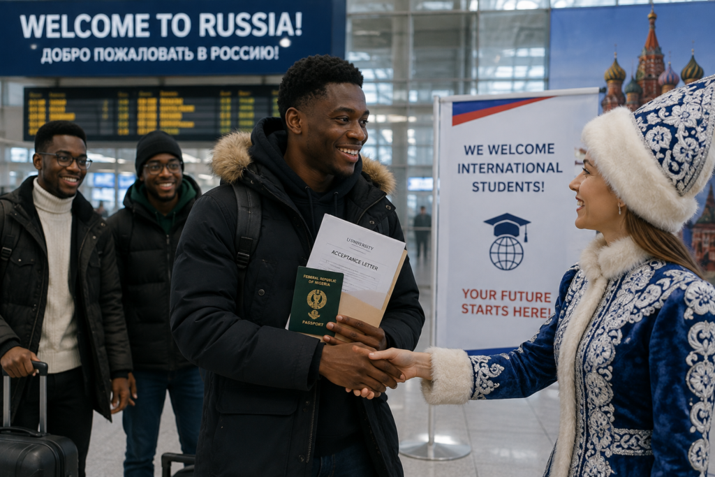 Step by step admission process from Nigeria to Russia with RUSBASE