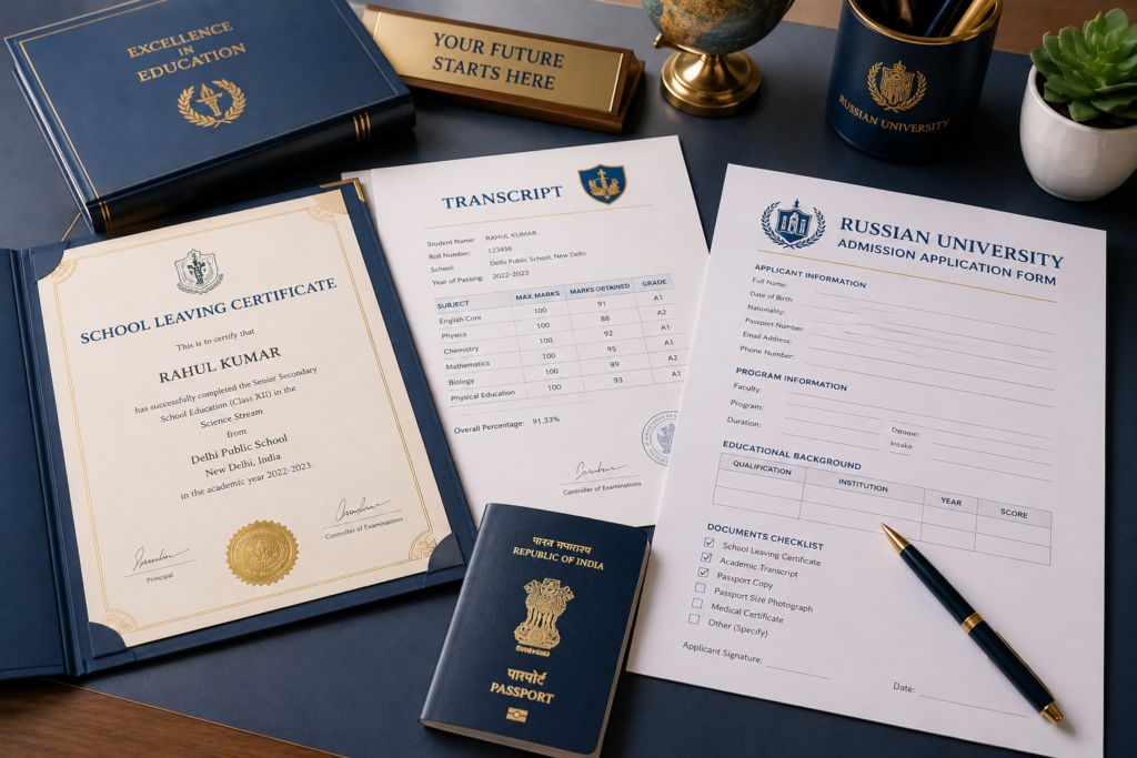 Russian university admission based on school certificate not IELTS